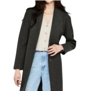 Gentle Fawn black long lightweight cardigan/coat size M